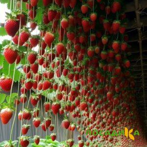 Клубника ампельная Анастасия купить по цене от 370р. в интернет-магазине «Посадика» с доставкой почтой в в Апатитые и по всей России – [изображение №1].