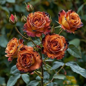 Роза плетистая Оранжевый Бриллиант купить по цене от 450р. в интернет-магазине «Посадика» с доставкой почтой в в Апатитые и по всей России – [изображение №1].